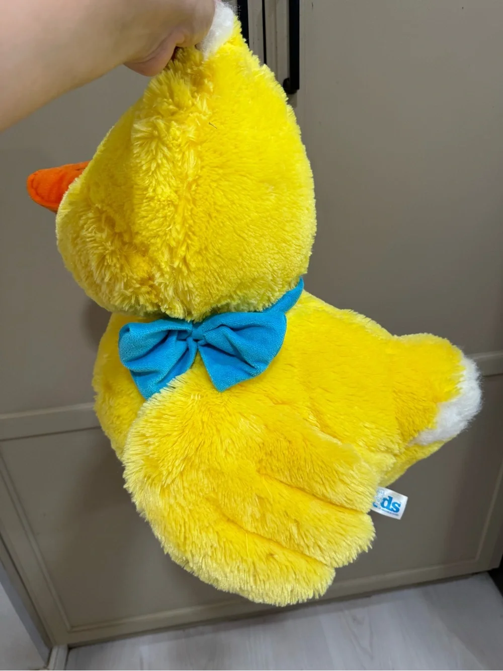 Plush Yellow Duck Bird Toy for Pets - Soft Cheery Companion
